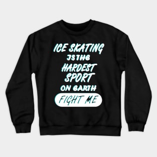 figure skating ice skating ice skates ice sports Crewneck Sweatshirt